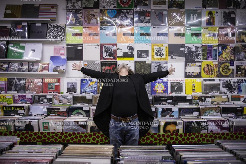 Andrea Barbier, Producer and DJ, loyal customer of the Serendeepity record store. Milan (Italy), February 10th, 2021