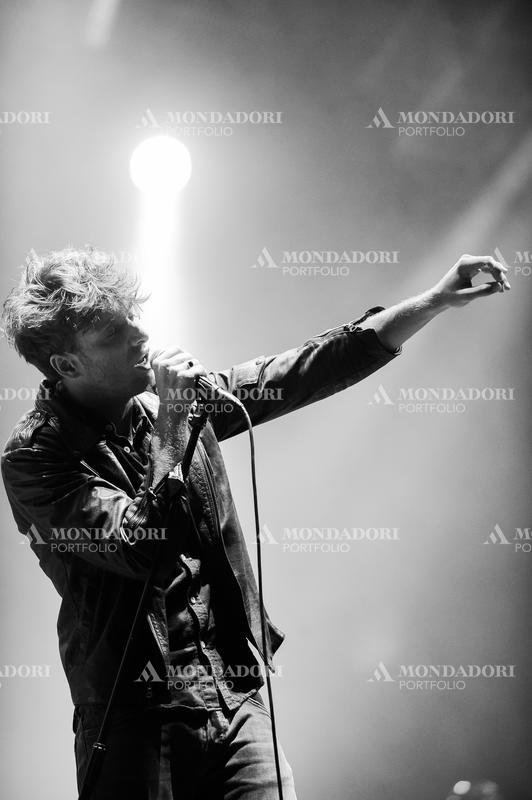 Scottish singer-songwriter Paolo Nutini during the concert at the festival Rock in Rome, at the Capannelle Hippodrome. Rome (italy), July 19th, 2014

