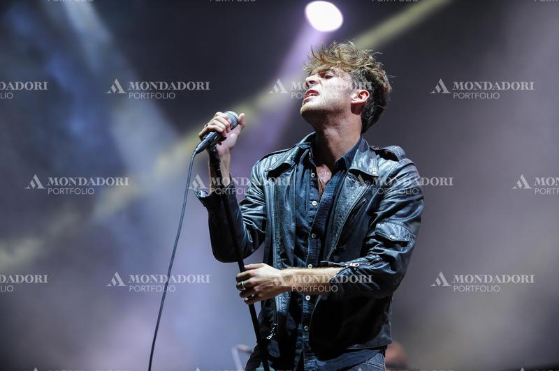 Scottish singer-songwriter Paolo Nutini during the concert at the festival Rock in Rome, at the Capannelle Hippodrome. Rome (italy), July 19th, 2014
