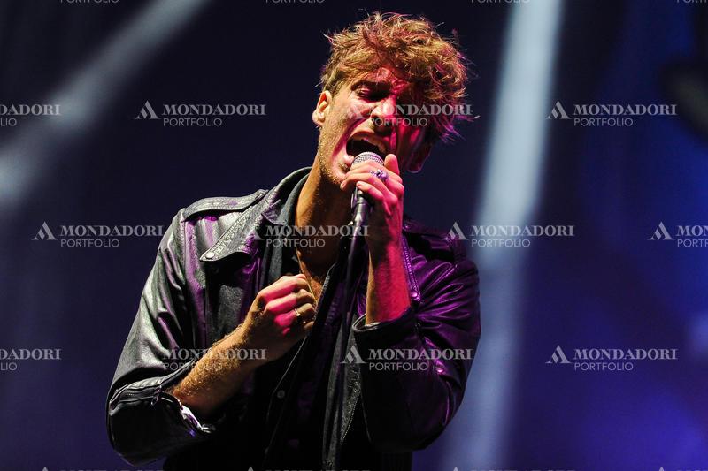 Scottish singer-songwriter Paolo Nutini during the concert at the festival Rock in Rome, at the Capannelle Hippodrome. Rome (italy), July 19th, 2014

