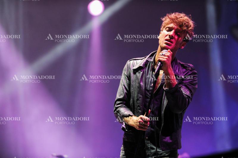 Scottish singer-songwriter Paolo Nutini during the concert at the festival Rock in Rome, at the Capannelle Hippodrome. Rome (italy), July 19th, 2014

