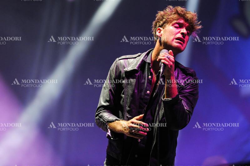 Scottish singer-songwriter Paolo Nutini during the concert at the festival Rock in Rome, at the Capannelle Hippodrome. Rome (italy), July 19th, 2014
