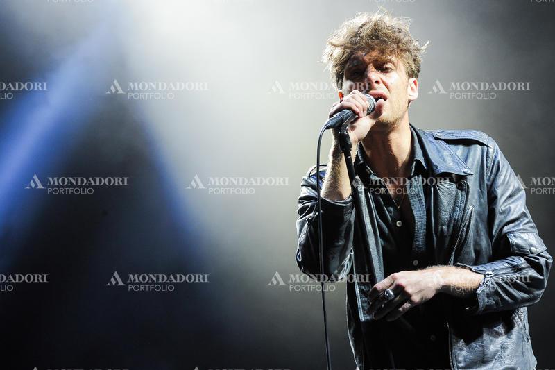 Scottish singer-songwriter Paolo Nutini during the concert at the festival Rock in Rome, at the Capannelle Hippodrome. Rome (italy), July 19th, 2014
