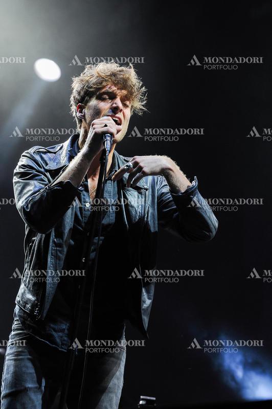 Scottish singer-songwriter Paolo Nutini during the concert at the festival Rock in Rome, at the Capannelle Hippodrome. Rome (italy), July 19th, 2014
