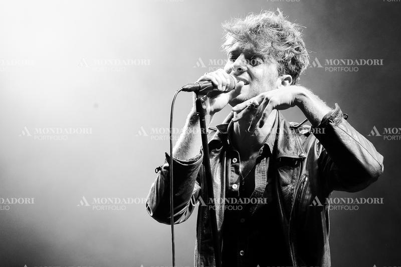 Scottish singer-songwriter Paolo Nutini during the concert at the festival Rock in Rome, at the Capannelle Hippodrome. Rome (italy), July 19th, 2014
