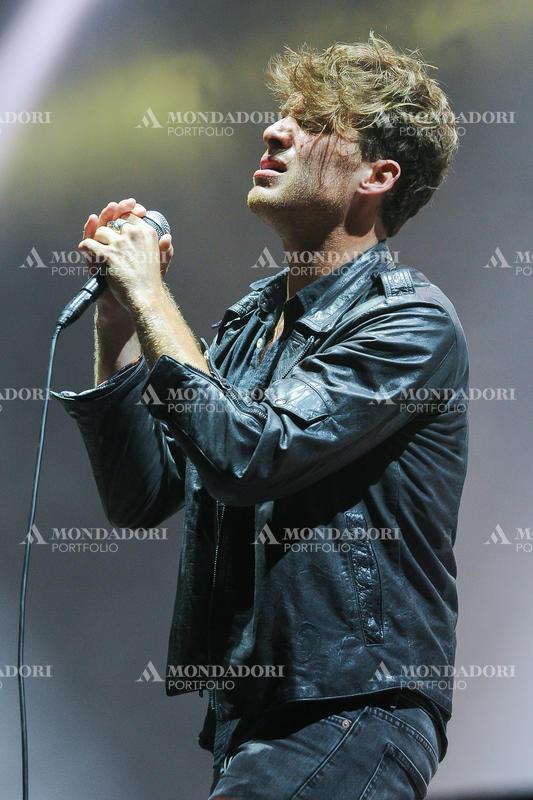 Scottish singer-songwriter Paolo Nutini during the concert at the festival Rock in Rome, at the Capannelle Hippodrome. Rome (italy), July 19th, 2014
