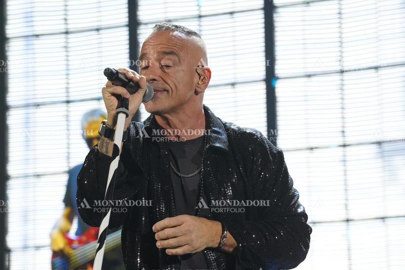 Italian singer Eros Ramazzotti in concert at the Mediolanum Forum in Assago. Milan (Italy), March 15th, 2023