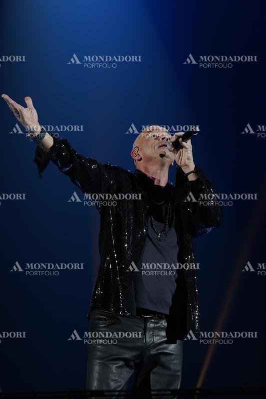 Italian singer Eros Ramazzotti in concert at the Mediolanum Forum in Assago. Milan (Italy), March 15th, 2023