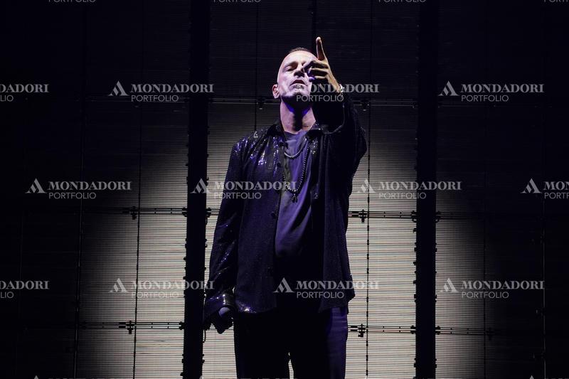 Italian singer Eros Ramazzotti in concert at the Mediolanum Forum in Assago. Milan (Italy), March 15th, 2023