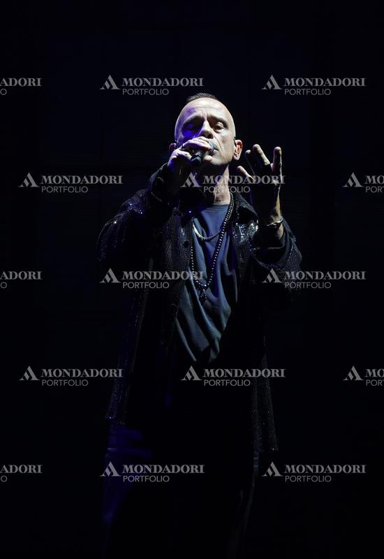 Italian singer Eros Ramazzotti in concert at the Mediolanum Forum in Assago. Milan (Italy), March 15th, 2023
