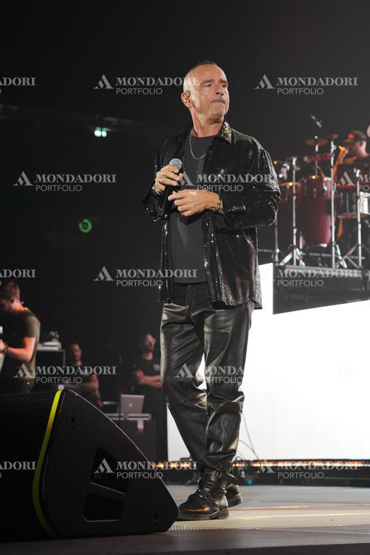 Italian singer Eros Ramazzotti in concert at the Mediolanum Forum in Assago. Milan (Italy), March 15th, 2023