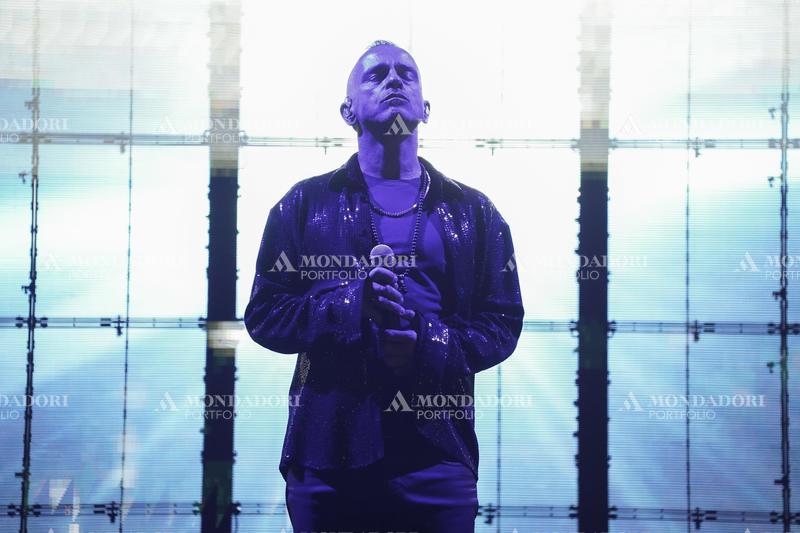 Italian singer Eros Ramazzotti in concert at the Mediolanum Forum in Assago. Milan (Italy), March 15th, 2023