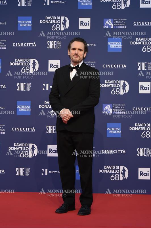 The American actor Matt Dillon during the red carpet for the award ceremony of the David di Donatello 2023. Rome (Italy), May 10th, 2023.
