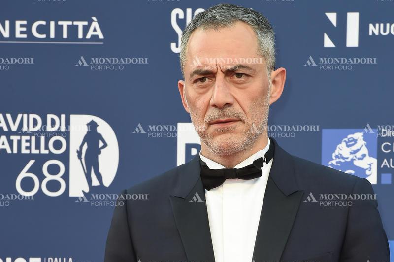 The Italian actor, director, writer and playwright Filippo Timi during the red carpet for the award ceremony of the David di Donatello 2023. Rome (Italy), May  10th 2023.