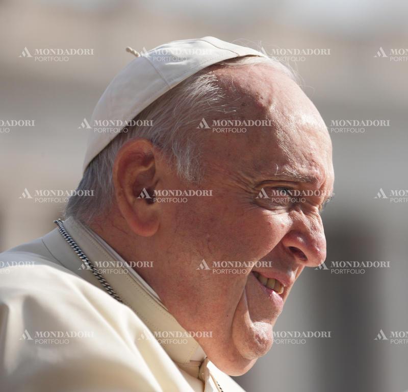 Pope Francis during the general audience in St. Peter’s Square. Vatican City (Vatican), June 28th, 2023